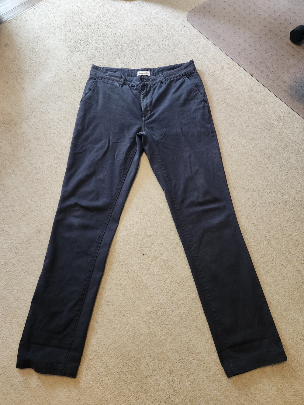 Taylor Stitch Navy Chinos - Slim Straight